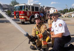 The question is, 'How do you convince 16-year-olds who have no idea what they want to do in life to choose the fire service?' The question is, 'How do you convince 16-year-olds who have no idea what they want to do in life to choose the fire service?'