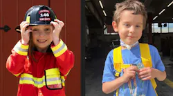 Wish Kids Makinley Arsenault and Sebastian Janitor