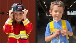 Wish Kids Makinley Arsenault and Sebastian Janitor