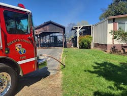 A gopher device ignites and sets off a toxic gas. A gopher device ignites and sets off a toxic gas.