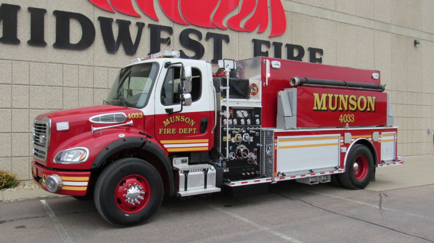 Munson, OH, Fire Dept. Pumper/Tanker Built by Midwest Fire Firehouse