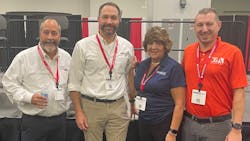 The Firehouse Expo Station Design Panel (from l.): Joe Weithman, Mull &amp; Weithman Architects, Inc.; Tim Wiley, emersion DESIGN LLC; Janet Wilmoth, Firehouse Special Projects Director; and Eric Pros, DS Architecture.