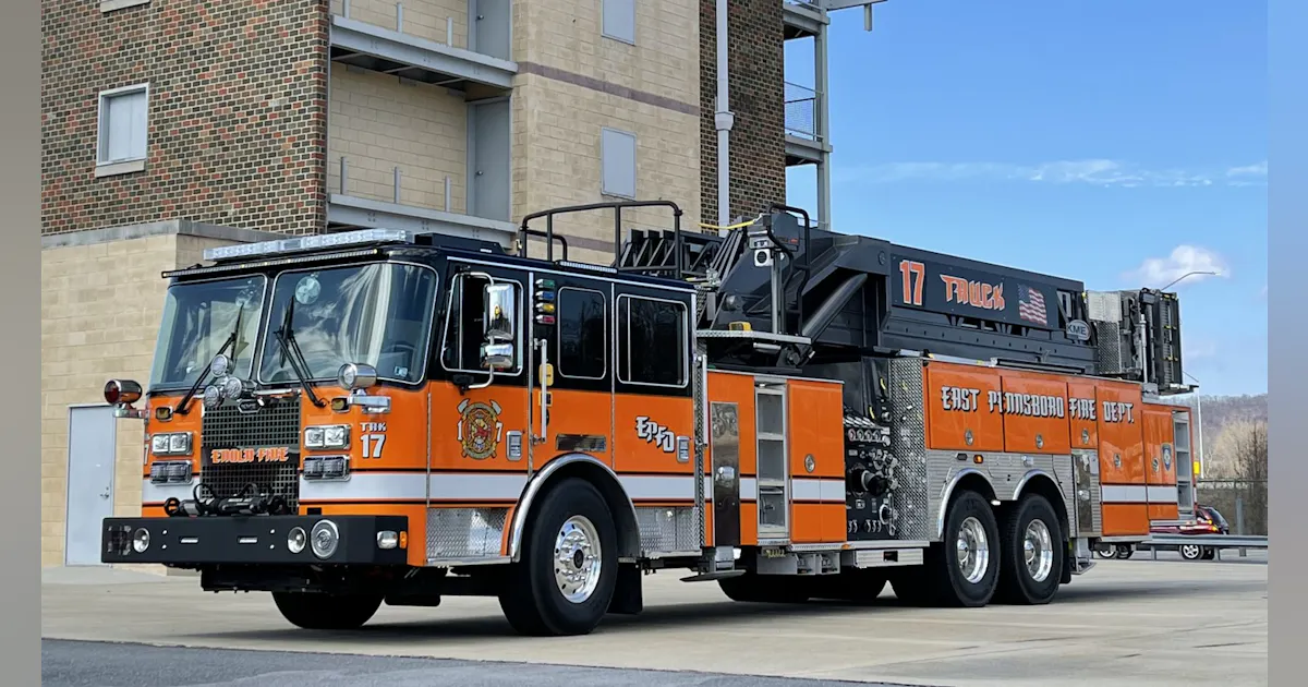 Kme Fire East Pennsboro, PA, Fire Dept. Tower Ladder Built by KME Fire Apparatus ...