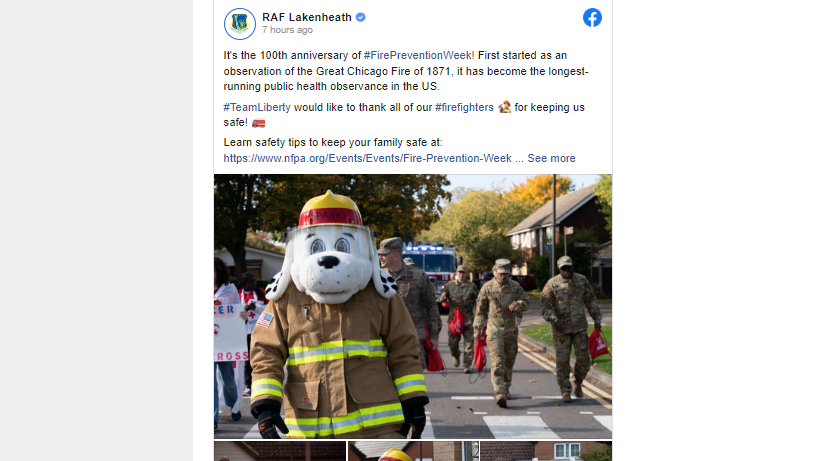 Fire Prevention Week 63473fcc06ae2