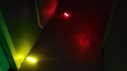 Placing glow sticks creates a path for subsequent rescue teams on a hazmat incident to follow. Be certain that the colors that are used don’t conflict with glow sticks that law enforcement uses. Placing glow sticks creates a path for subsequent rescue teams on a hazmat incident to follow. Be certain that the colors that are used don’t conflict with glow sticks that law enforcement uses.