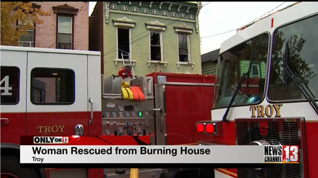 Crew Rescues Person from NY House Fire Firehouse