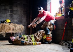 In regard to training, speed comes last. Break up training into steps. Begin with little or no bunker gear in a clear room. In regard to training, speed comes last. Break up training into steps. Begin with little or no bunker gear in a clear room.