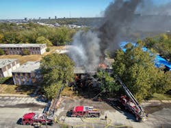 Firefighters battled two fires within 24 hours of each other. Firefighters battled two fires within 24 hours of each other.