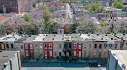 On Sunday at this vacant building, firefighters found a man dead of gunshot wounds,