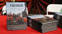 The newly published version of the book, 'Firehouse' by Jill Freedman and Dennis Smith, with updates from retired FDNY firefighter Keith Nicoliello.