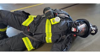 Converting an SCBA into a usable harness for firefighter removal is an essential RIT skill that should be practiced in all types of conditions.