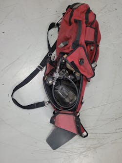 When the hazmat technical rescue involves chemicals, rescuers can provide a RIT pack (or an SCBA) to provide clean breathing air. When the hazmat technical rescue involves chemicals, rescuers can provide a RIT pack (or an SCBA) to provide clean breathing air.