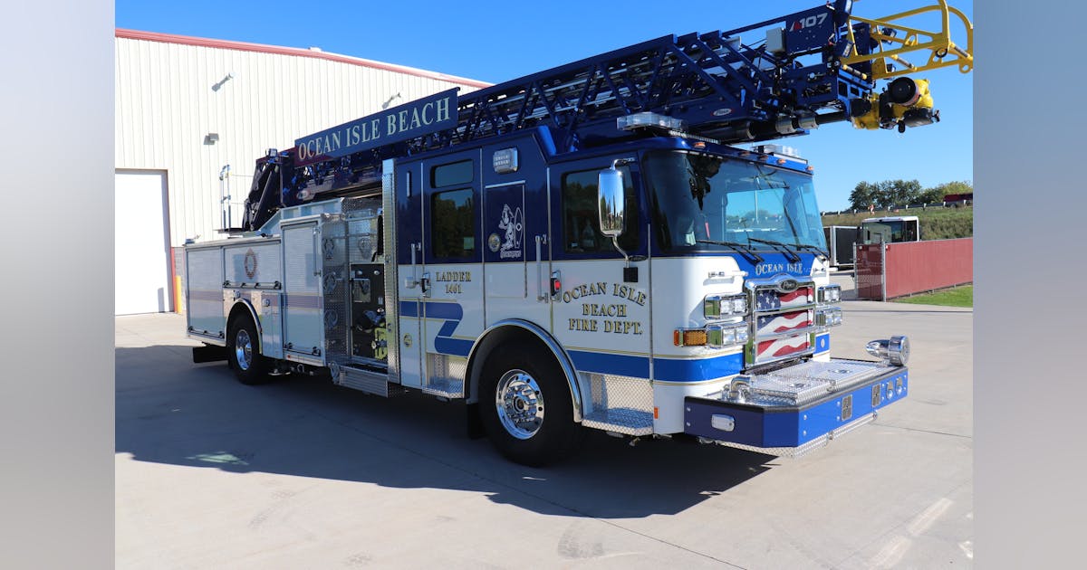 Ocean Isle Beach NC Fire Dept Quint Built By Pierce Firehouse ocean-isle-beach-round-about-ocean-isle-beach-north-carolina-ocean