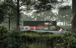 This will be the first station in the state to house all electric apparatus. This will be the first station in the state to house all electric apparatus.