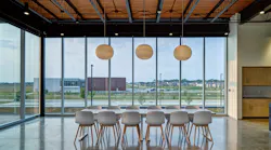 Circadian lighting is used throughout Marion, IA, Fire Headquarters & Station No. 1, to ensure that the firefighters’ wake-sleep cycle is synchronized with natural light.