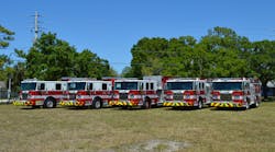 Apparatus fleets of all sizes must have a replacement plan to meet the needs of the response district. U.S. Navy Fire & Emergency Services operates an extensive fleet of engines, trucks, tankers, and special service and ARFF apparatus to protect naval installations worldwide. Apparatus fleets of all sizes must have a replacement plan to meet the needs of the response district. U.S. Navy Fire & Emergency Services operates an extensive fleet of engines, trucks, tankers, and special service and ARFF apparatus to protect naval installations worldwide.