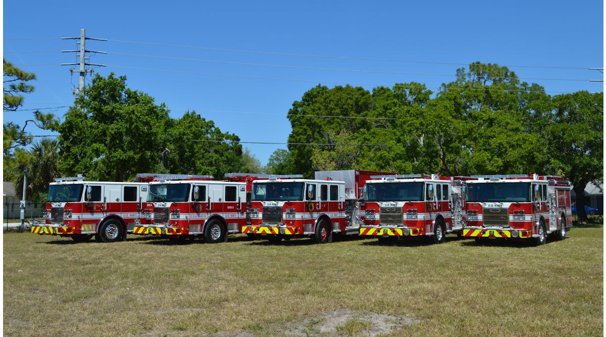 Apparatus fleets of all sizes must have a replacement plan to meet the needs of the response district. U.S. Navy Fire &amp; Emergency Services operates an extensive fleet of engines, trucks, tankers, and special service and ARFF apparatus to protect naval installations worldwide.