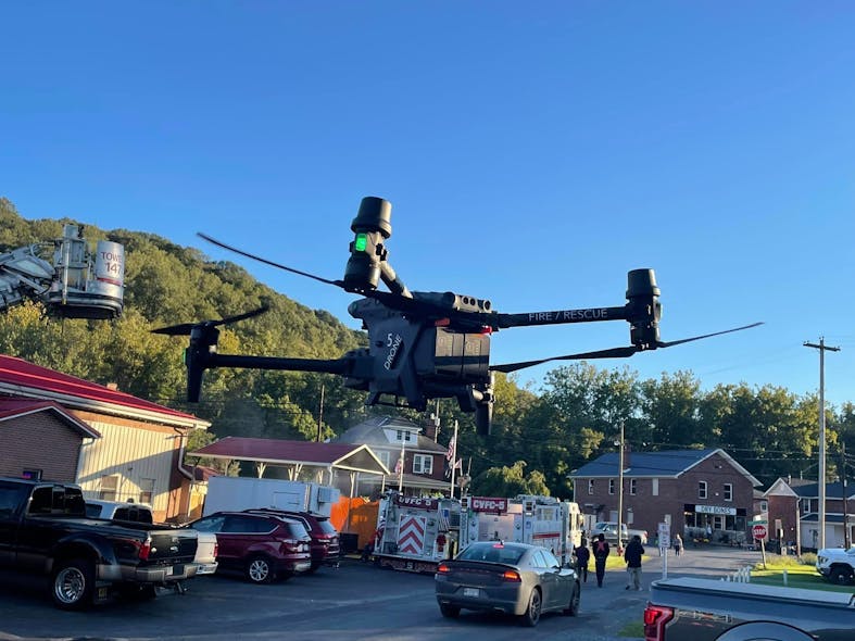 MD Dept. Gets County's First Drone Firehouse