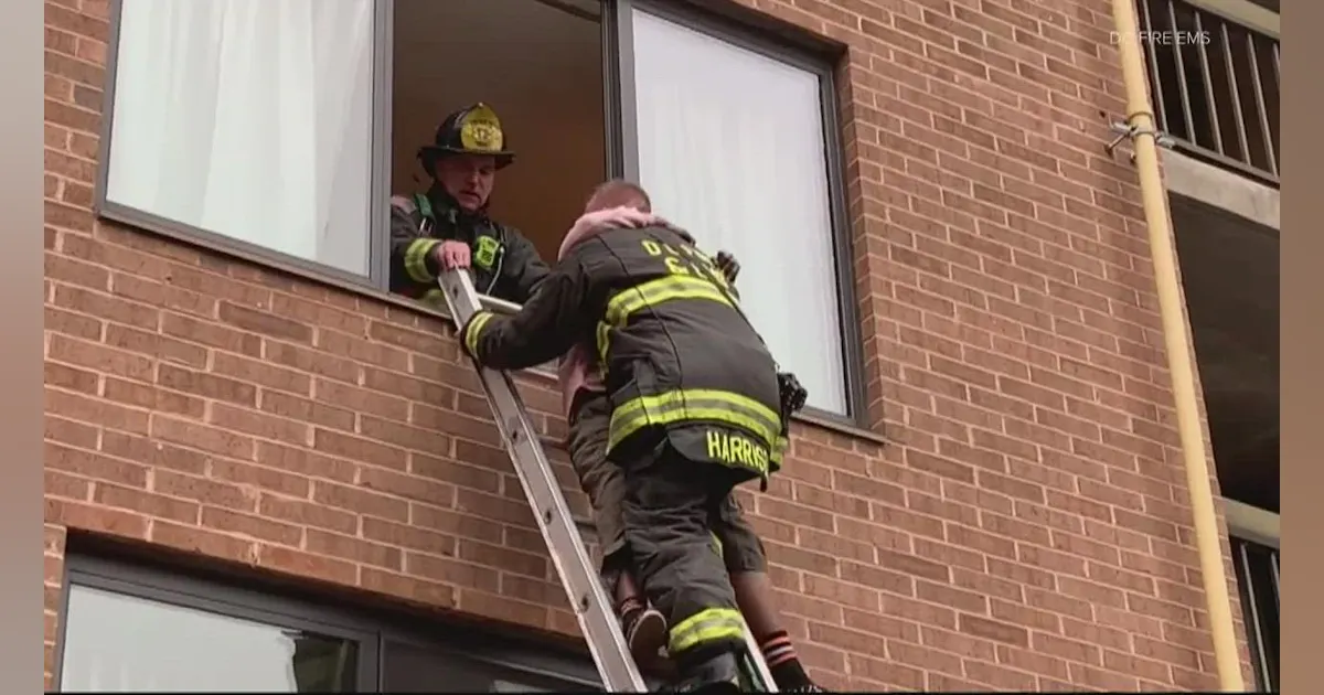 DC Firefighter Rescue Seniors from 8-Story Building | Firehouse