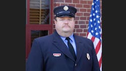 North Haven firefighter Matthias Wirtz. North Haven firefighter Matthias Wirtz.