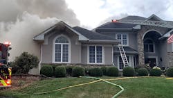 View of the Alpha side of the structure immediately prior to the mayday transmission. View of the Alpha side of the structure immediately prior to the mayday transmission.