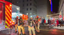 Syracuse firefighters found a sprinkler activated in the high-rise.