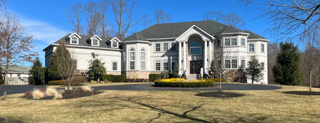 This residential structure is more 10,000 square feet and is set back from the street. Suppression operations are hindered by both of these attributes.