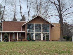 This estate home boasts a large glass frontage on the A side of the building. Failure of this frontage would increase energy that’s developed by any fire that’s within this building exponentially. This estate home boasts a large glass frontage on the A side of the building. Failure of this frontage would increase energy that’s developed by any fire that’s within this building exponentially.