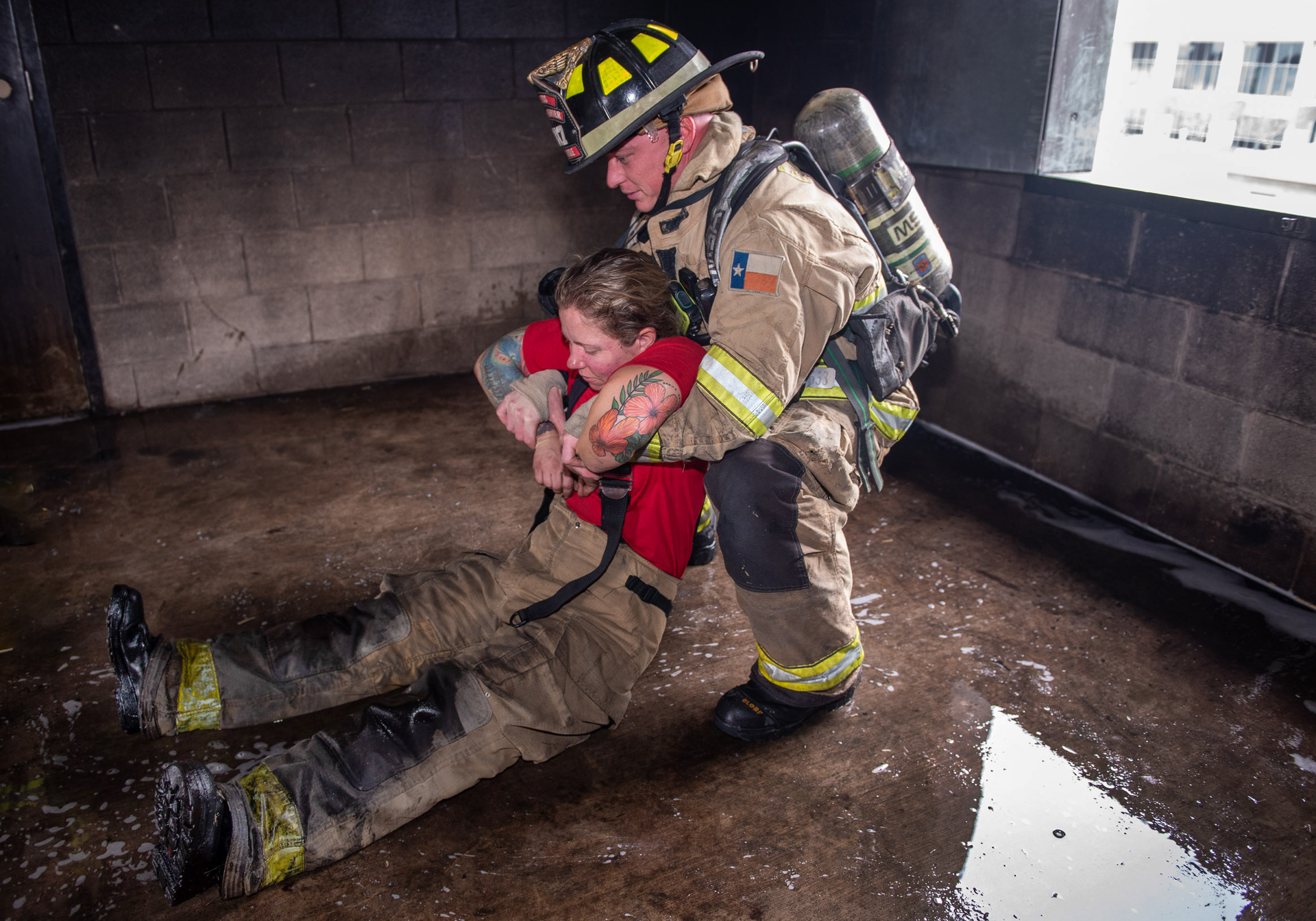 The removal decision is difficult until the rescuer has hands on the victim and knows for certain that individual's size.