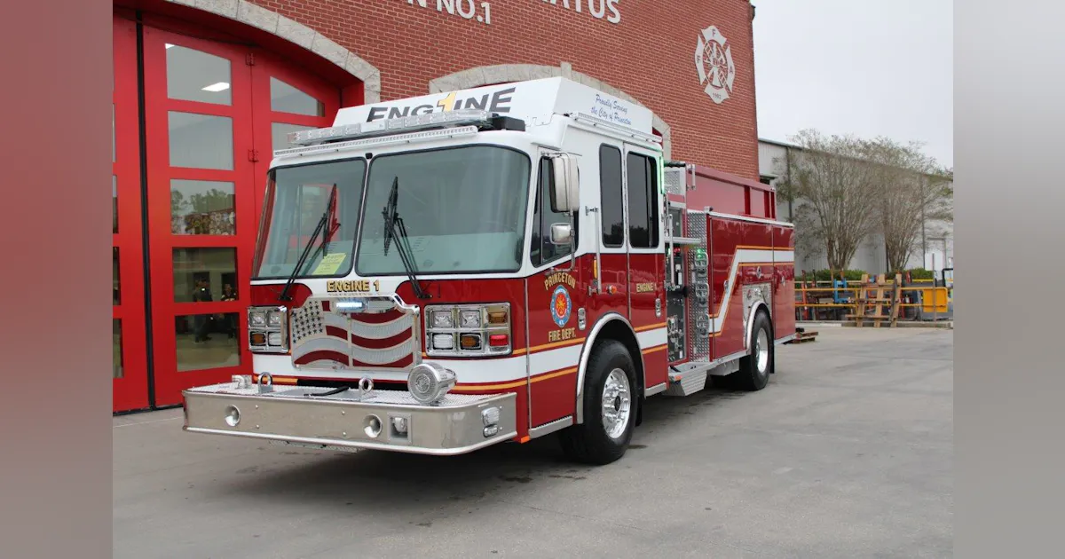 Princeton KY Fire Department Custom Pumper Built by Ferrara Fire ...
