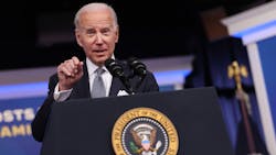 President Joe Biden acted on measures to protect firefighters from cancer. President Joe Biden acted on measures to protect firefighters from cancer.