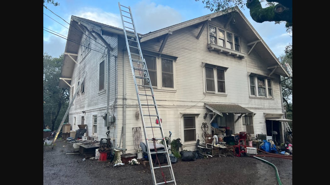 Firefighters from Petaluma Fire Department and other agencies responded to the fire.