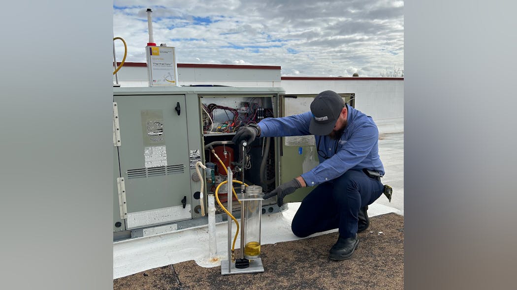 The City Of Phoenix Fire Department Hvac Equipment Being Treated With Therma Clear (1)