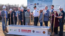 Firefighters, police officers and emergency services personnel joined members of the community Thursday to commemorate the groundbreaking ceremony for the new City of Norman Emergency Communications and Operations Center (ECOC). Firefighters, police officers and emergency services personnel joined members of the community Thursday to commemorate the groundbreaking ceremony for the new City of Norman Emergency Communications and Operations Center (ECOC).