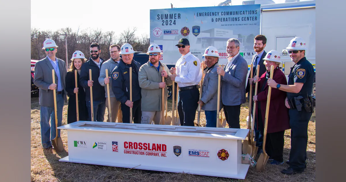 Norman OK Breaks Ground on New Dispatch Center Firehouse