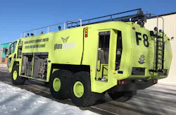 Ghana International Airports have taken delivery of two Oshkosh® Airport Products Striker® 6x6 ARFF vehicles. Ghana International Airports have taken delivery of two Oshkosh® Airport Products Striker® 6x6 ARFF vehicles.