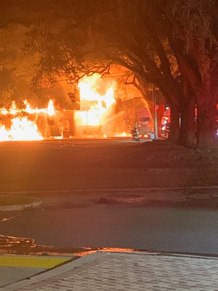 This is what Clearwater firefighters enountered Monday morning. This is what Clearwater firefighters enountered Monday morning.