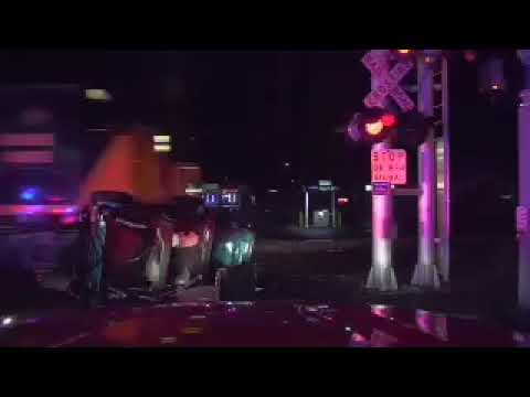 Watch: MI Crews Rescue Man Second Before Train Hits Vehicle | Firehouse