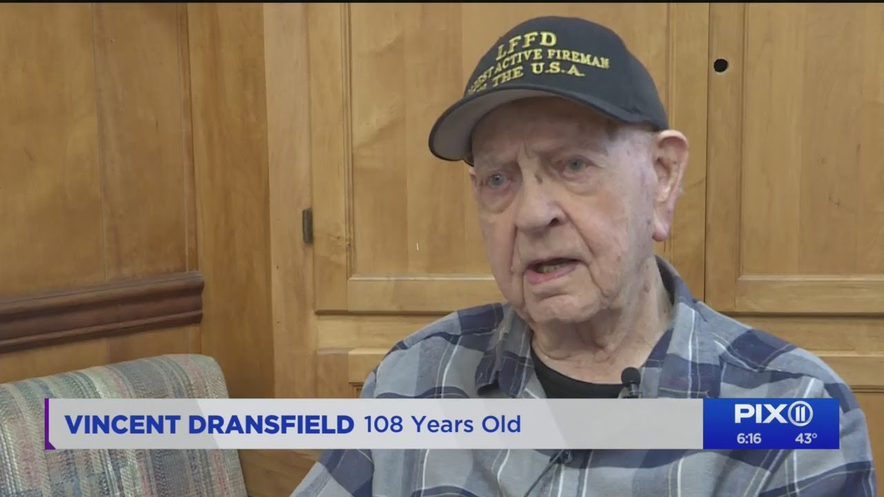 At 108, Former Little Falls, NJ Fire Chief Vincent Dransfield Still