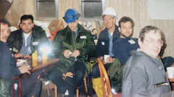 World Trade Center Local 3 electricians (from left): John Ditre, Mike Catuogno, Gregory Rodman, Lou Schneider, Barry Himmelfarb and Tony Recco