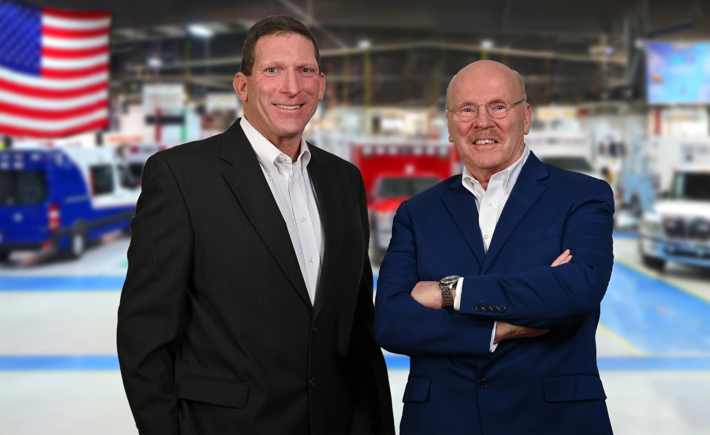 The long-time ambulance manufacturing team of Mark Van Arnam and Randy Hanson have been selected to lead the REV Ambulance Group.