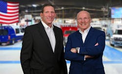 The long-time ambulance manufacturing team of Mark Van Arnam and Randy Hanson have been selected to lead the REV Ambulance Group. The long-time ambulance manufacturing team of Mark Van Arnam and Randy Hanson have been selected to lead the REV Ambulance Group.