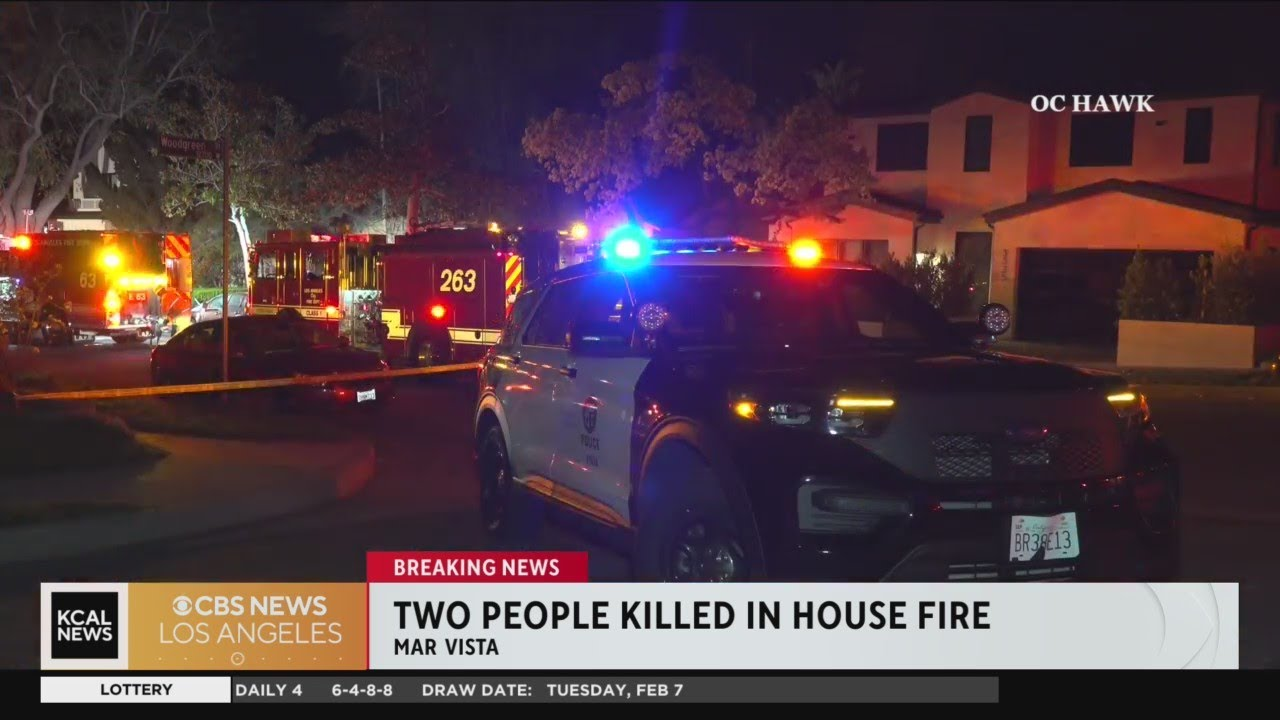 Two Adults Perish in CA House Fire Firehouse
