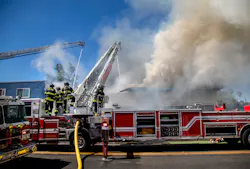 San Jose firefighters battle a recent blaze. San Jose firefighters battle a recent blaze.