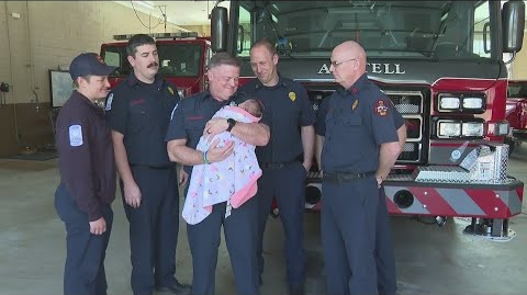 Austell, GA Firefighter Helps Deliver Granddaughter in Fire Station