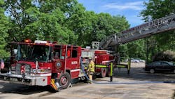 The occupant used a phone app to check her apartment when she realized she may have left some food cooking on the stove. The occupant used a phone app to check her apartment when she realized she may have left some food cooking on the stove.