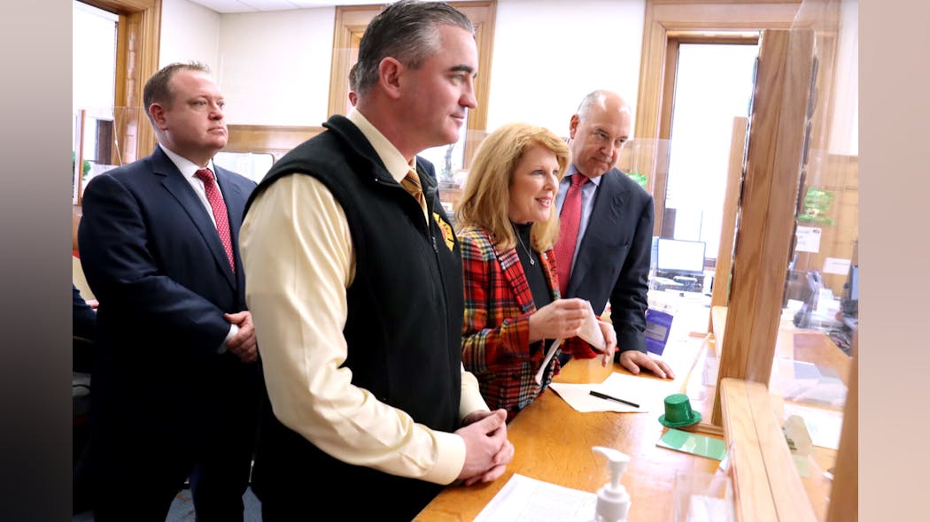 IAFF General President Ed Kelly, foreground, filed suit against NFPA on Thursday. IAFF General President Ed Kelly, foreground, filed suit against NFPA on Thursday.