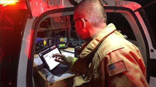 Software that runs on smartphones and tablets has stepped into the realm of mobile data terminals to help incident commanders run any incident.