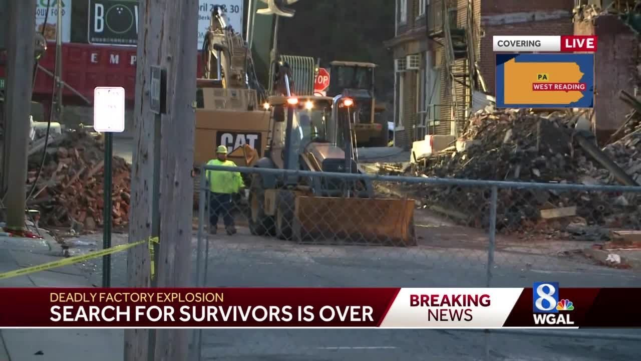 Seven Victims Found in Rubble of West Reading, PA Chocolate Factory