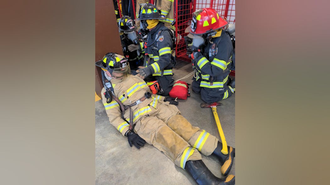Manchester-by-the-Sea firefighters train to hone their skills. Manchester-by-the-Sea firefighters train to hone their skills.